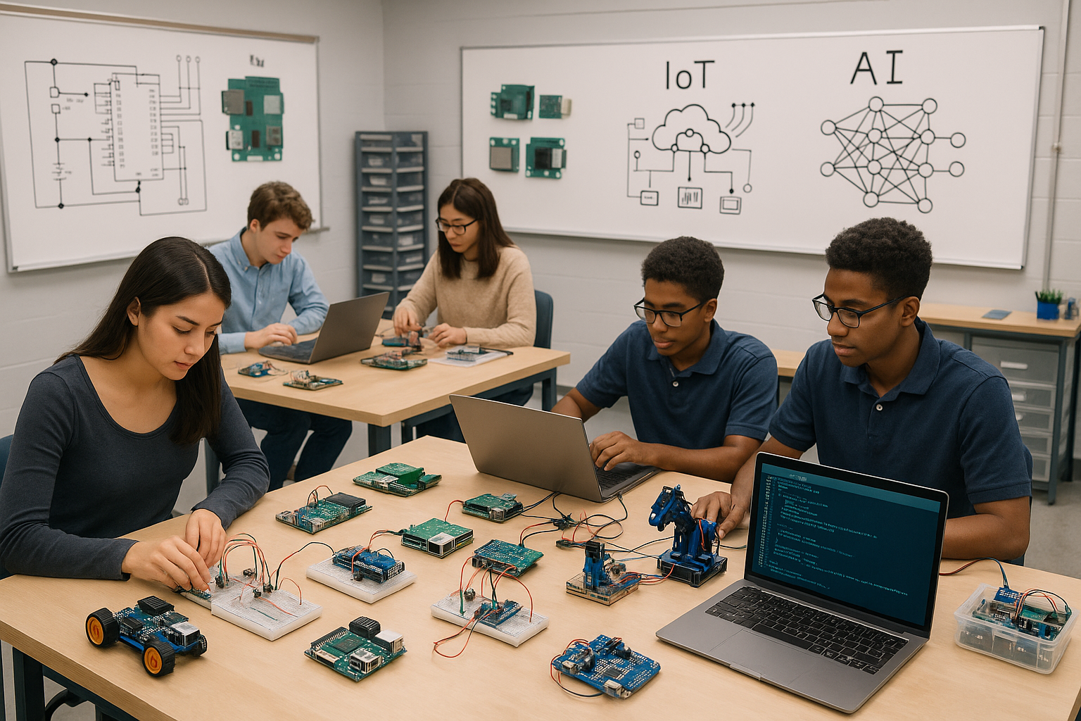 iot and ai school lab